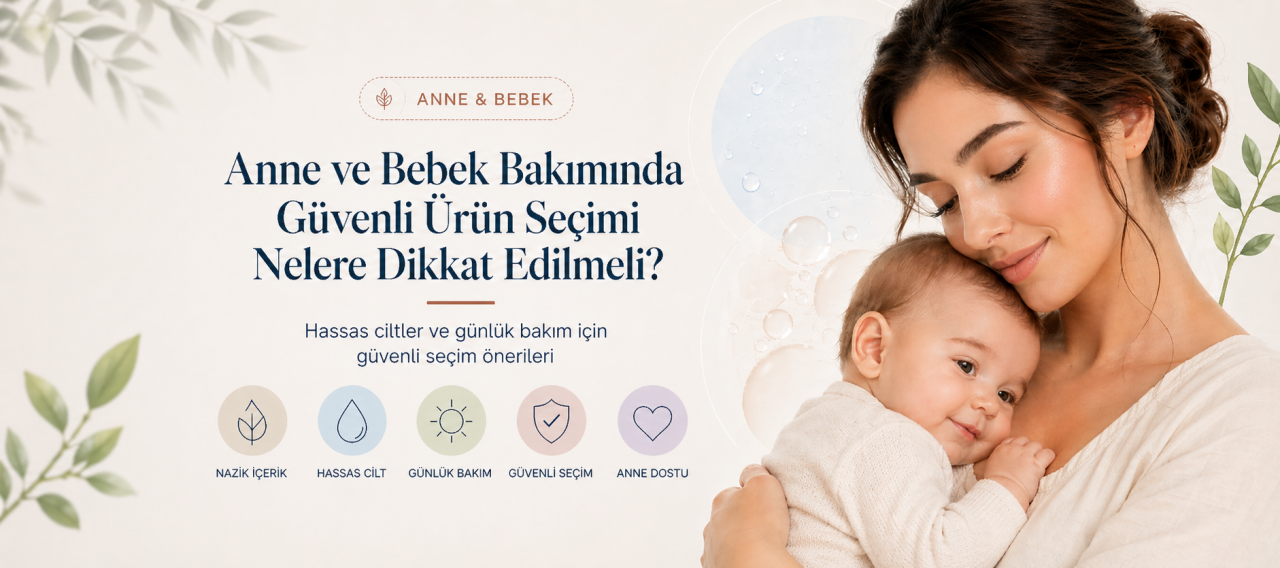 Anne ve Bebek Bakımında Güvenli Ürün Seçimi: Nelere Dikkat Edilmeli?