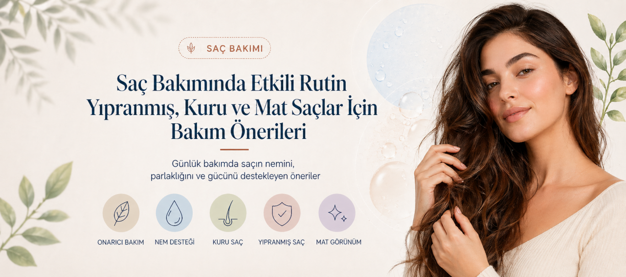 Saç Bakımında Etkili Rutin: Yıpranmış, Kuru ve Mat Saçlar İçin Bakım Önerileri