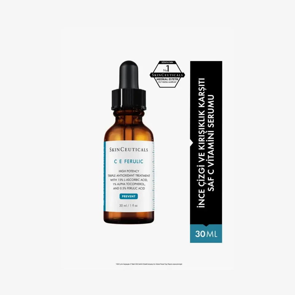 SkinCeuticals C E Ferulic 30 ml: %15 Saf C Vitamini İçeren Antioksidan Serum