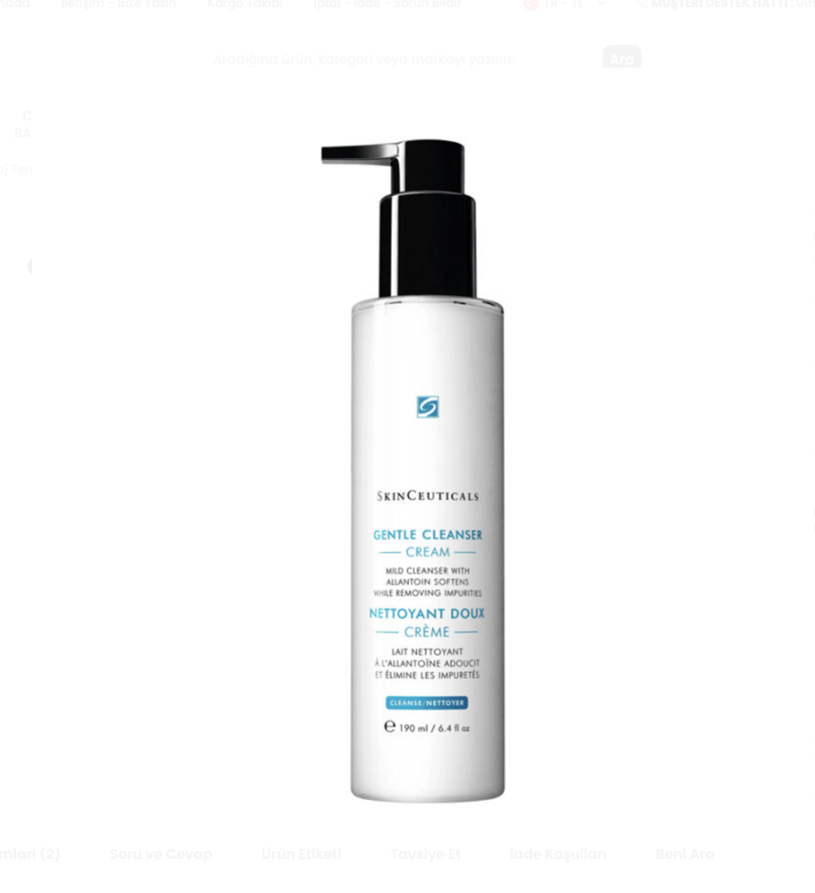 SkinCeuticals Gentle Cleanser 200ml | Cilt Temizleyici