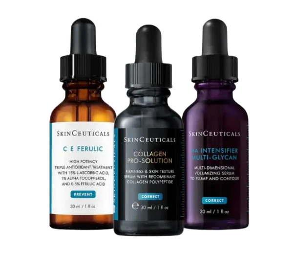 Collagen Pro Solution 30 ml & HA Intensifier Multi-Glycan 30 ml & CE Ferulic 30 ml