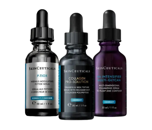 Collagen Pro Solution 30 ml & P-TIOX Anti Wrinkle Serum 30 ml & HA Intensifier Multi-Glycan 30 ml