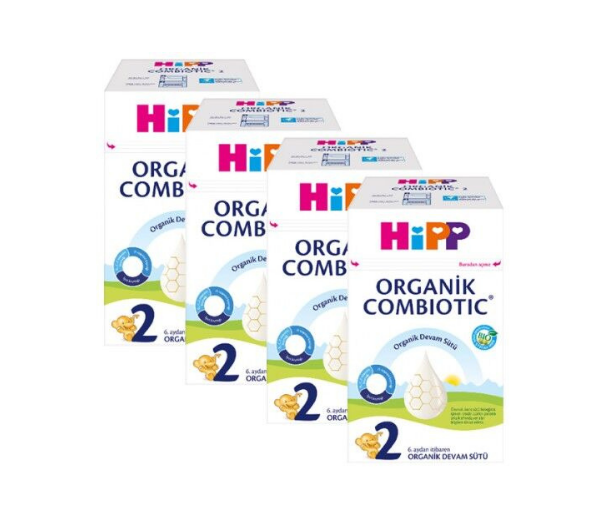 Hipp 2 Organik Bebek Sütü Combiotic 600 gr x 4 Adet