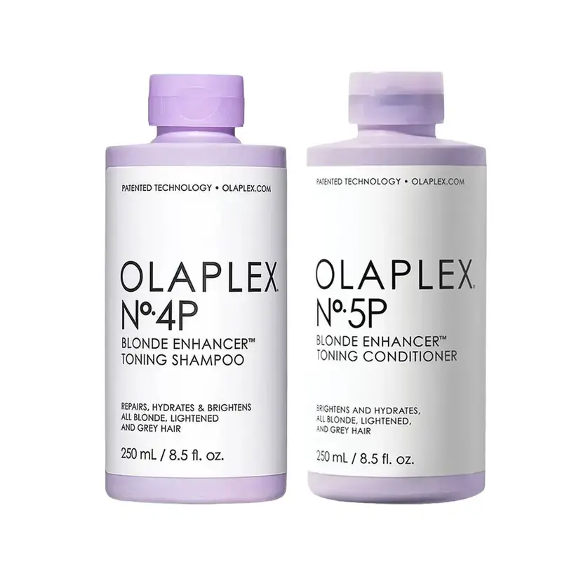 Olaplex Sarı Gri ve Açık Renkli Saçlar İçin Renk Koruyucu ve Bağ Güçlendirici İkili Bakım Seti