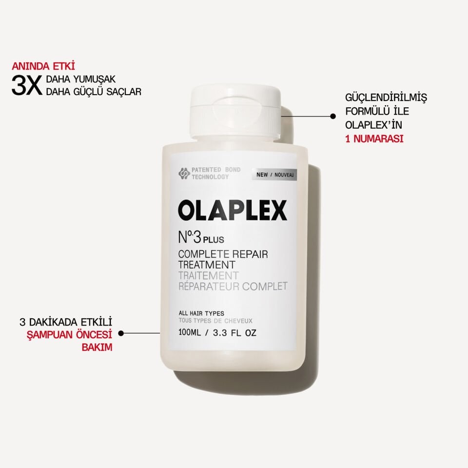 OLAPLEX No. 3 PLUS COMPLETE REPAIR TREATMENT - 100 ML