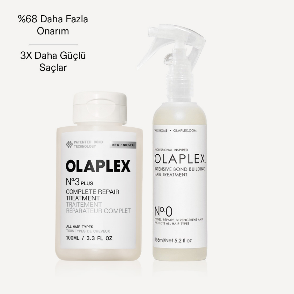 OLAPLEX THE ULTIMATE REPAIR KIT – Aşırı Yıpranmış Saçlar İçin Yoğun Onarım ve Bağ Güçlendirme Seti