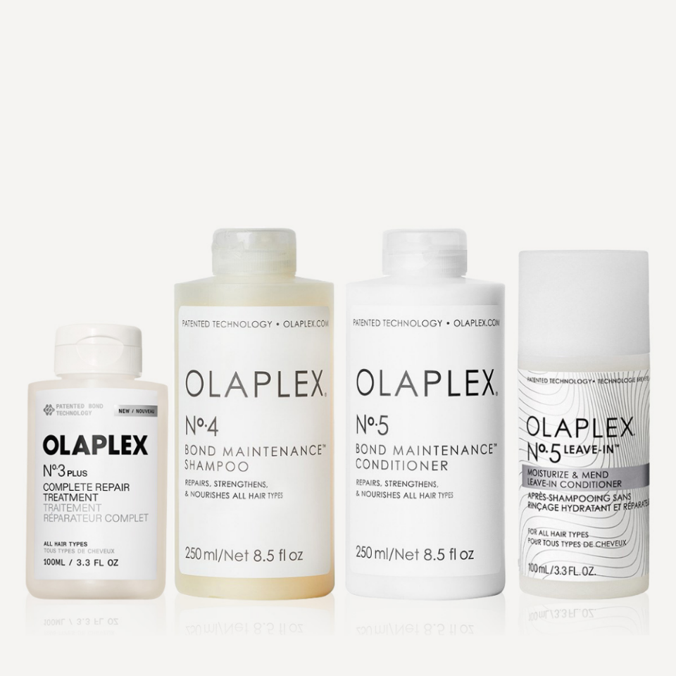 OLAPLEX SHOWERED IN HYDRATION & BOND MAINTENANCE SET – Yoğun Nem ve Bağ Onarımı İçin Komple Saç Bakım Seti