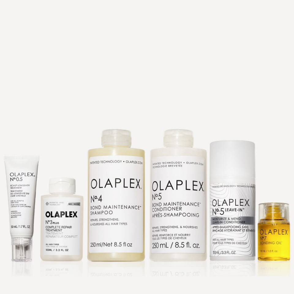 OLAPLEX FULL CIRCLE HAIR ROUTINE – Saç Derisinden Saç Uçlarına Kapsamlı Onarım ve Bakım Seti