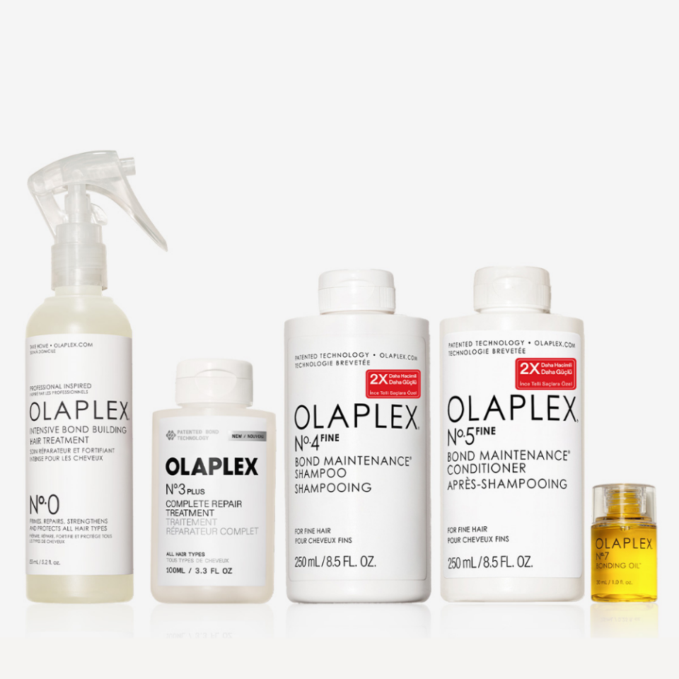 OLAPLEX COMPLETE BOND REPAIR FOR FINE HAIR CARE SET - Olaplex İnce Telli Saçlar İçin Komple Bağ Onarım ve Bakım Seti