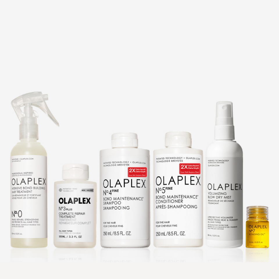 OLAPLEX ALL-IN-ONE FINE HAIR RESCUE KIT – İnce Telli Saçlar İçin Komple Onarım, Hacim ve Bakım Seti