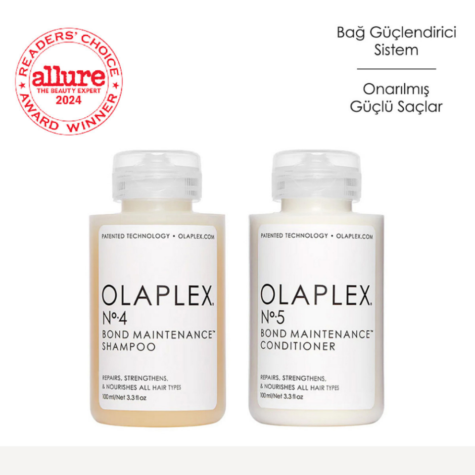 OLAPLEX DAILY CLEANSE & CONDITION TRAVEL DUO - – No.4 Şampuan ve No.5 Saç Kremi Seyahat Boyu Set