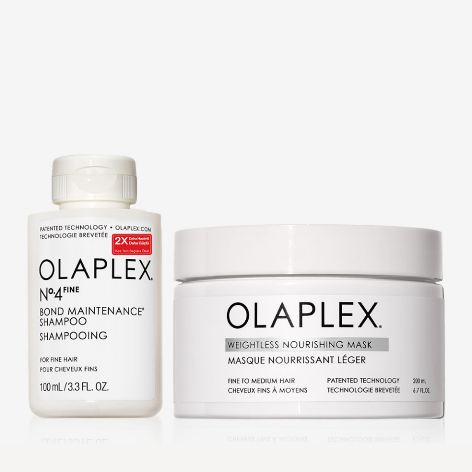 OLAPLEX LIGHT & FREE HAIR ROUTINE SET – İnce Telli Saçlar İçin Hafif Formüllü Hacim ve Besleyici Bakım Seti
