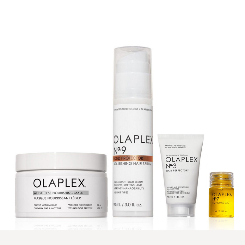 OLAPLEX ANTI-FRIZZ & MAXIMIZE MOISTURE FOR FINE HAIR SET - İnce Telli Saçlar İçin Nem, Hacim ve Onarıcı Bakım Seti